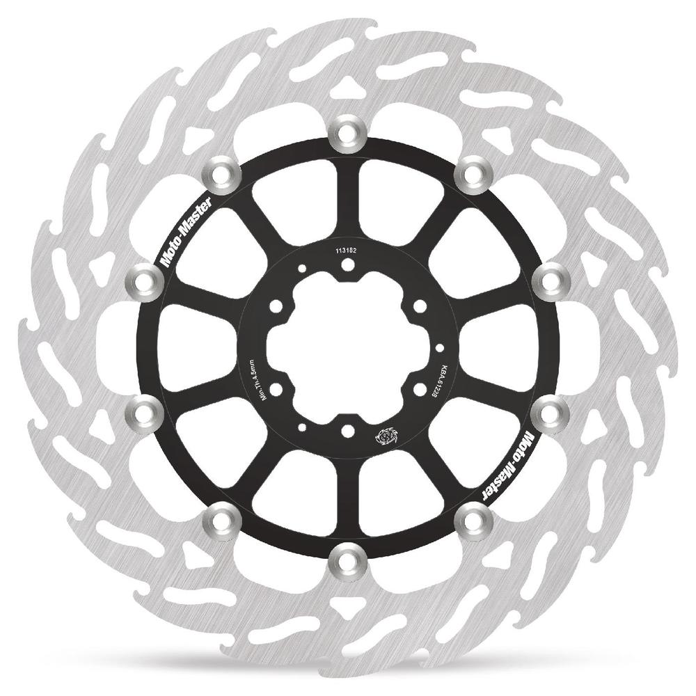 Moto-Master Flame Road Floating Brake Disc Front Left - Honda: CRF1000L Africa Twin
