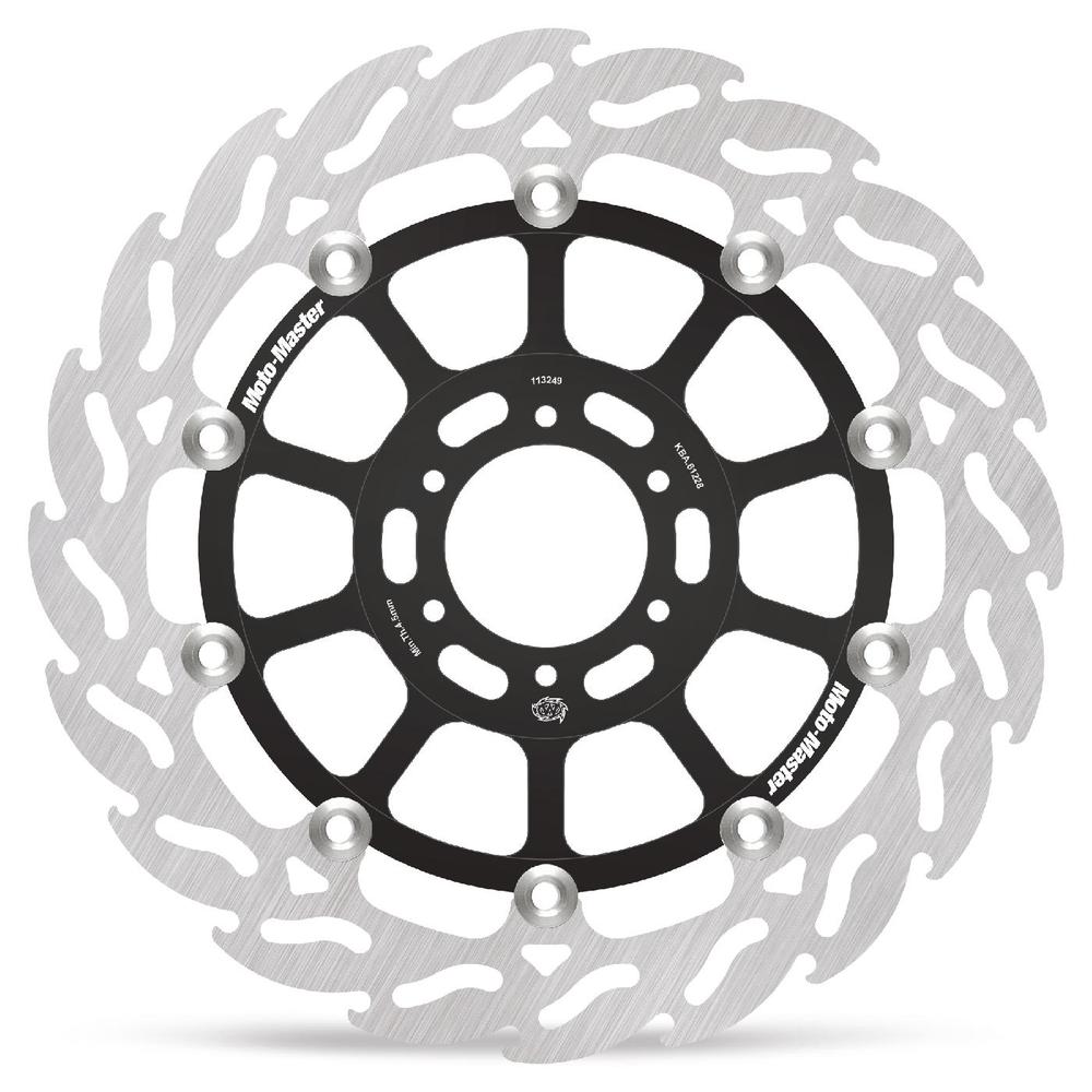 Moto-Master Flame Road Floating Brake Disc Front Left - Honda: CB600F Hornet