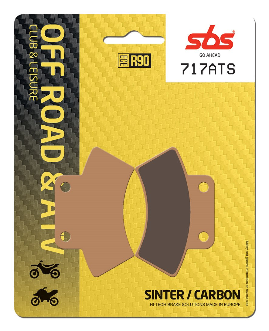 SBS FRICTION - Sinter Front / Rear ATV Brake Pads - 717ATS-