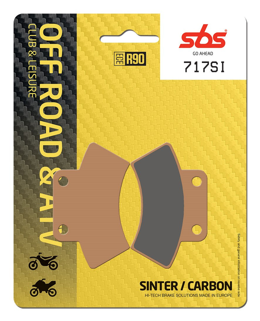 SBS FRICTION - Sinter Front / Rear Off Road Brake Pads - 717SI-