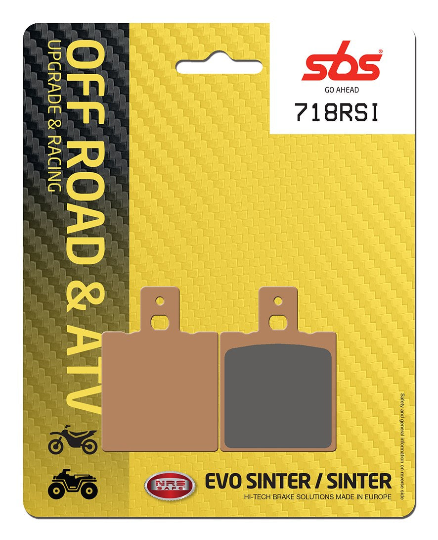 SBS FRICTION - Racing Sinter Front / Rear Off Road Brake Pads (SBS 164) - 718RSI-