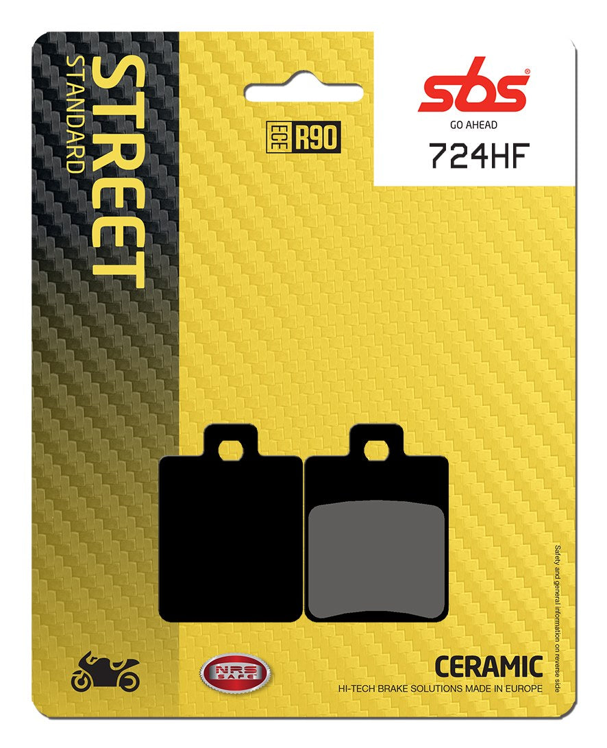 SBS FRICTION - Ceramic Front / Rear Brake Pads (SBS 142) - 724HF-
