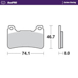 Moto-Master RoadPRO Carbon Racing Brake Pad (FD0364)