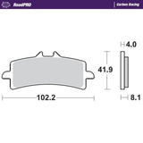 Moto-Master RoadPRO Carbon Racing Brake Pad (FD0415)
