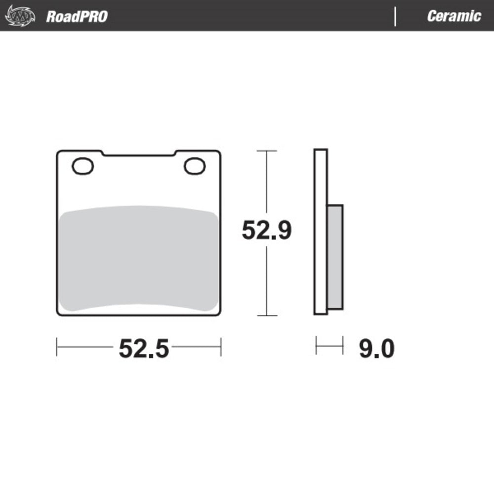 Moto-Master RoadPRO Ceramic Brake Pad (FD0060)