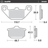 Moto-Master RoadPRO Ceramic Brake Pad (FD0072)