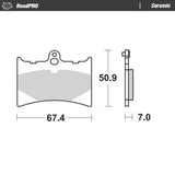 Moto-Master RoadPRO Ceramic Brake Pad (FD0115)