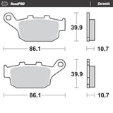 Moto-Master RoadPRO Ceramic Brake Pad (FD0136)
