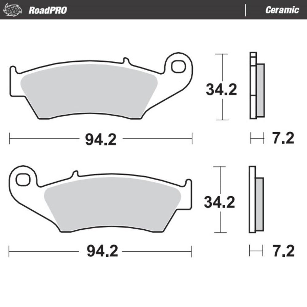 Moto-Master RoadPRO Ceramic Brake Pad (FD0193)
