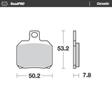 Moto-Master RoadPRO Ceramic Brake Pad (FD0256)