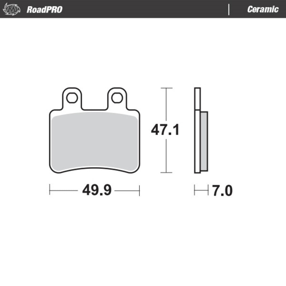 Moto-Master RoadPRO Ceramic Brake Pad (FD0323)