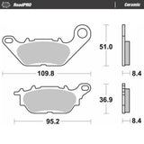 Moto-Master RoadPRO Ceramic Brake Pad