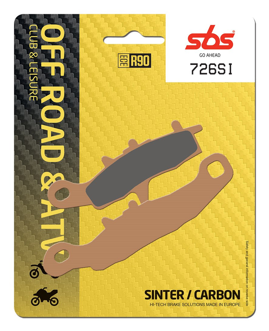 SBS FRICTION - Sinter Off Road Front Brake Pads - 726SI-