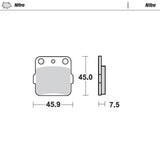 Moto-Master Nitro Sintered Brake Pad (FD0123)