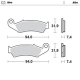 Moto-Master Nitro Sintered Brake Pad (FD0120)