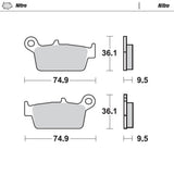 Moto-Master Nitro Sintered Brake Pad (FD0114)