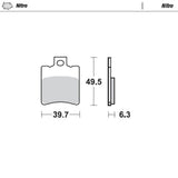 Moto-Master Nitro Sintered Brake Pad (FD0197)