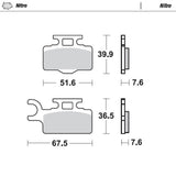 Moto-Master Nitro Sintered Brake Pad (FD0295)