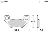 Moto-Master Nitro Sintered Brake Pad (FD0418)