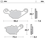 Moto-Master Nitro Sintered Brake Pad (FD0399)