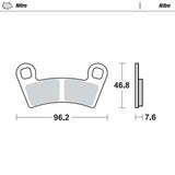 Moto-Master Nitro Sintered Brake Pad (FD0530)