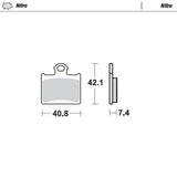 Moto-Master Nitro Sintered Brake Pad (FD0464)
