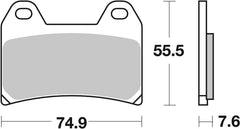SBS FRICTION - Sinter Front Brake Pads - 727HS-