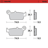 Moto-Master SinterPRO Racing Brake Pad (FD0114)