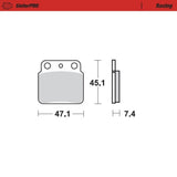 Moto-Master SinterPRO Racing Brake Pad (FD0145)