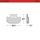 Moto-Master SinterPRO Racing Brake Pad (FD0144)