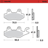 Moto-Master SinterPRO Racing Brake Pad (FD0163)