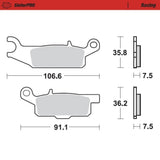 Moto-Master SinterPRO Racing Brake Pad (FD0429)