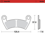 Moto-Master SinterPRO Racing Brake Pad (FD0492)
