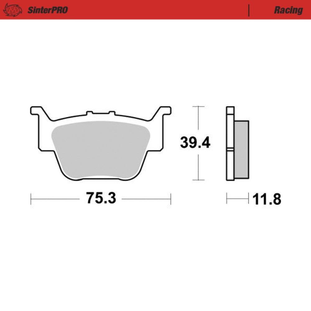 Moto-Master SinterPRO Racing Brake Pad ATV/UTV