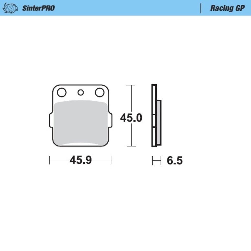Moto-Master SinterPRO Racing GP Brake Pad (FD0123)