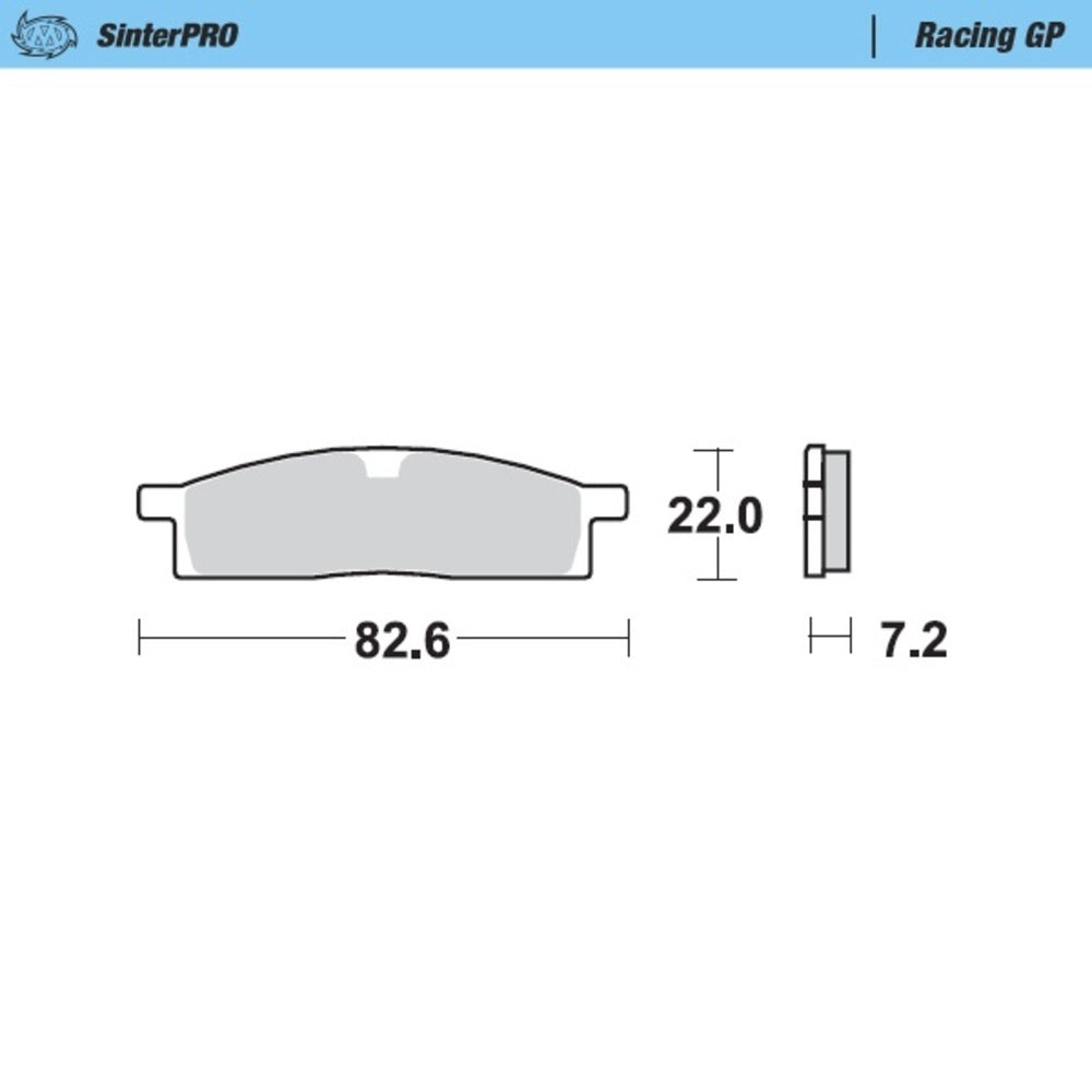 Moto-Master SinterPRO Racing GP Brake Pad (FD0102)
