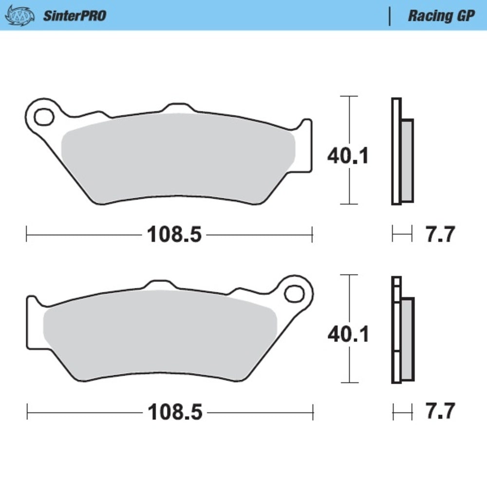 Moto-Master SinterPRO Racing GP Brake Pad (FD0216)