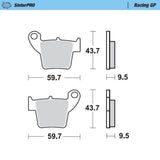 Moto-Master SinterPRO Racing GP Brake Pad (FD0329)