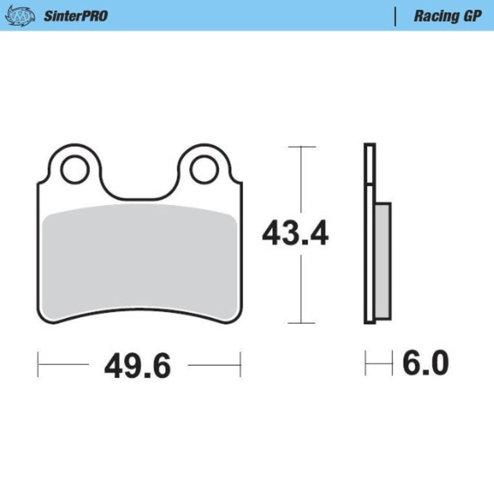 Moto-Master SinterPRO Racing GP Brake Pad (FD0292)