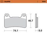 Moto-Master RoadPRO Sinter Front Brake Pad (FD0364)
