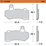 Moto-Master RoadPRO Sinter Front Brake Pad (FD0405)