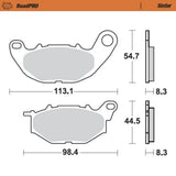 Moto-Master RoadPRO Sinter Front Brake Pad (FD0515)