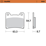 Moto-Master RoadPRO Sinter Rear Brake Pad (FD0068)