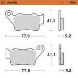 Moto-Master RoadPRO Sinter Rear Brake Pad (FD0206)