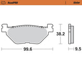 Moto-Master RoadPRO Sinter Rear Brake Pad (FD0345)