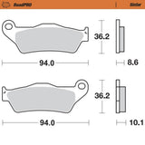 Moto-Master RoadPRO Sinter Rear Brake Pad (FD0229)