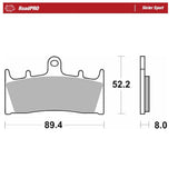 Moto-Master RoadPRO Sinter Sport Brake Pad (FD0199)