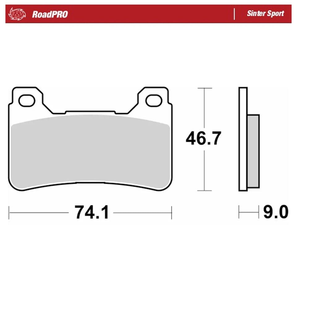 Moto-Master RoadPRO Sinter Sport Brake Pad (FD0364)