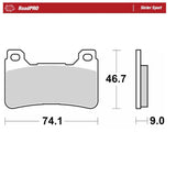 Moto-Master RoadPRO Sinter Sport Brake Pad (FD0364)