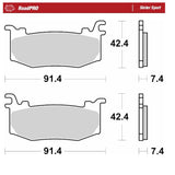 Moto-Master RoadPRO Sinter Sport Brake Pad